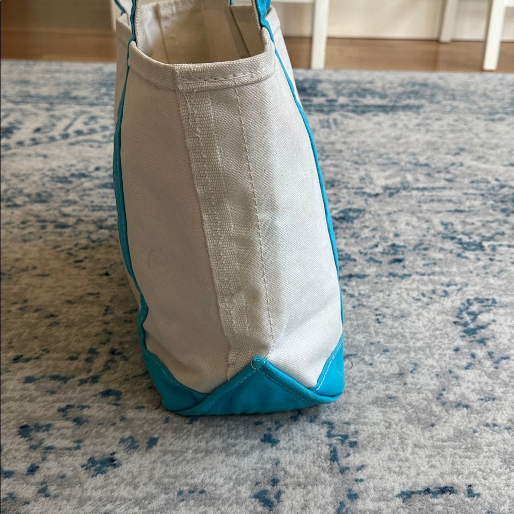 LL Bean Boat and Tote turquoise aqua - Picture 7 of 10